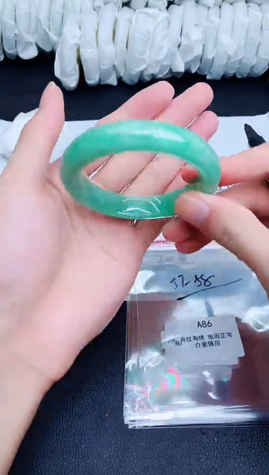 翡翠手镯未镶嵌A86所见即所得