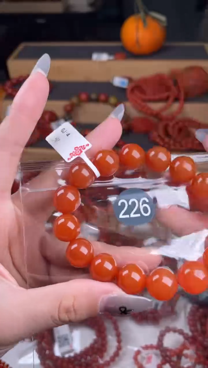 【闪购商品】南红玛瑙珠宝奇石合金226-13+