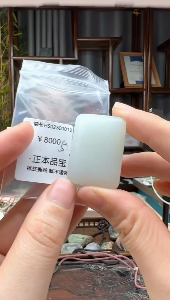 【闪购商品】和田玉颈饰未镶嵌吊坠 无事牌