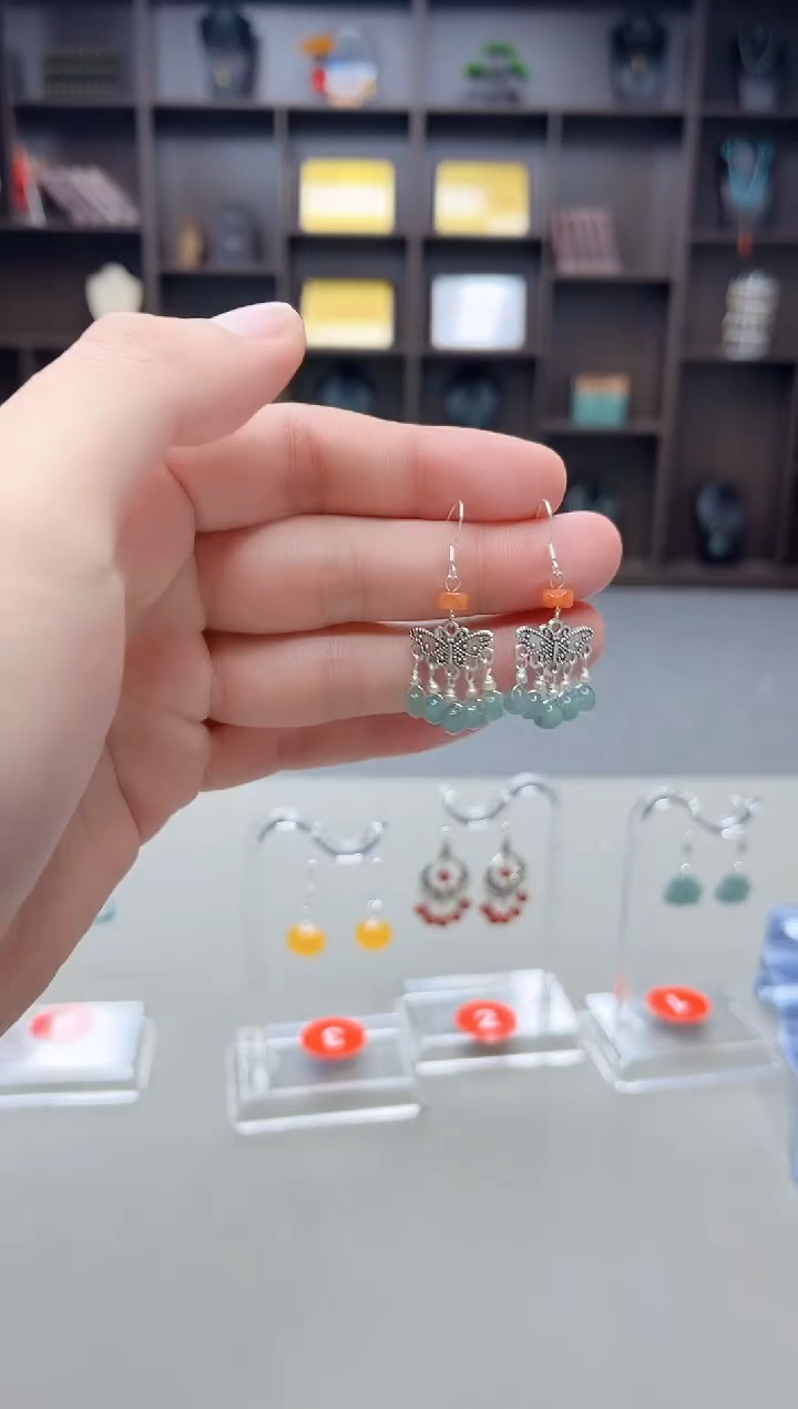 未镶嵌翡翠耳饰707000