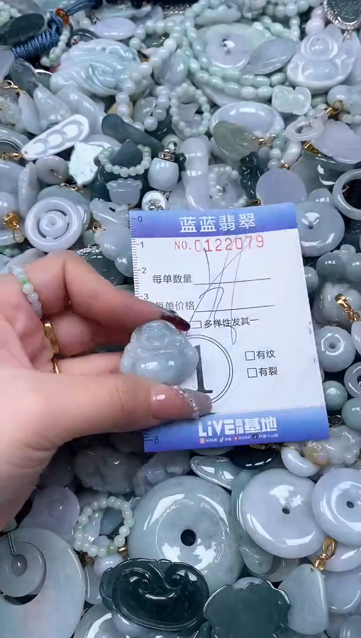 【闪购商品】翡翠颈饰未镶嵌闪购0122079多样性发其一