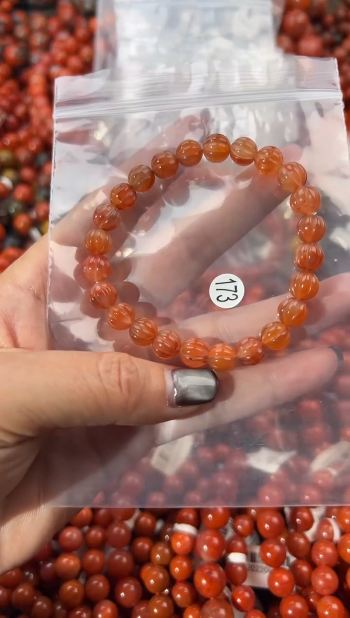 未镶嵌手串南红玛瑙8+