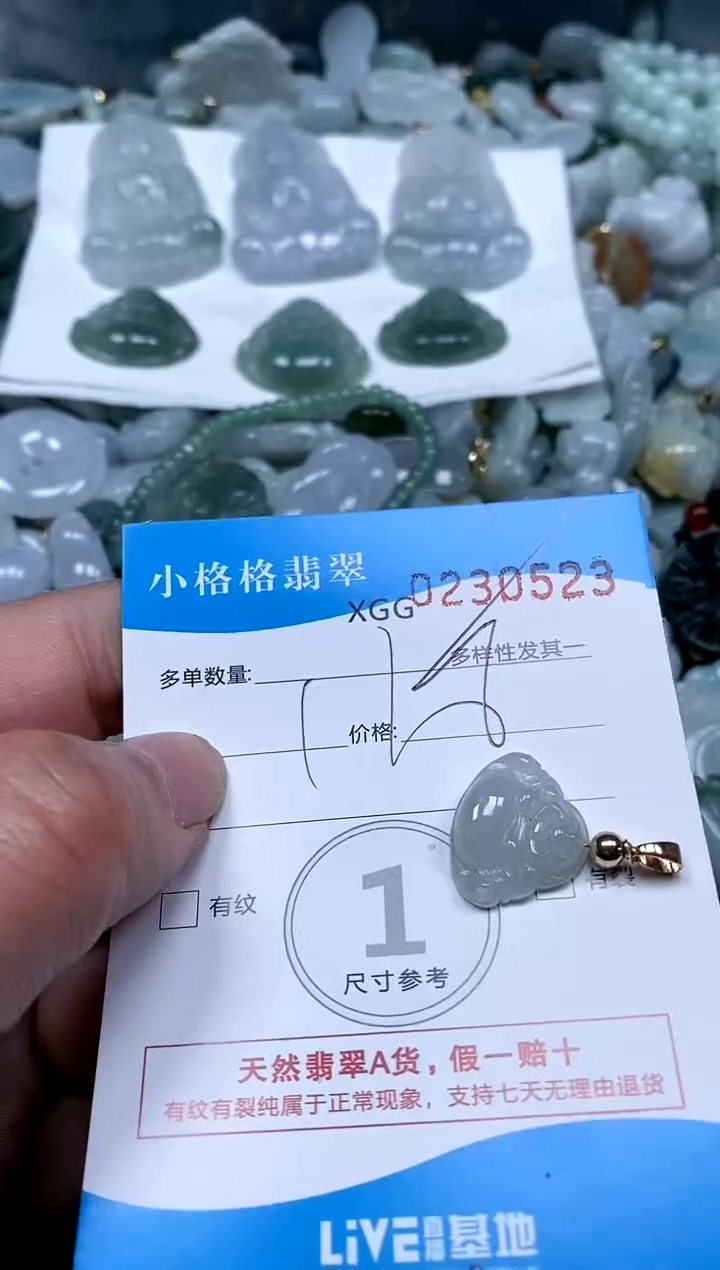 【闪购商品】翡翠颈饰未镶嵌闪购商品0230523