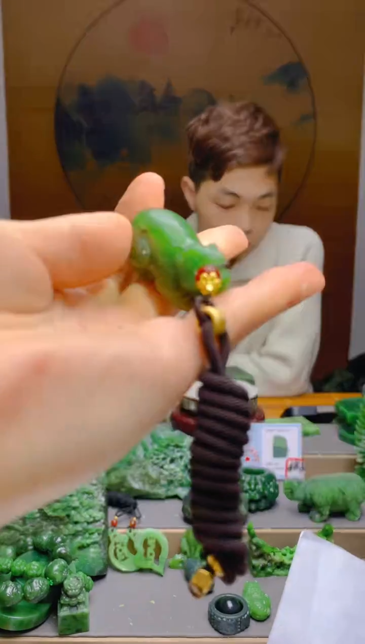 【闪购商品】和田玉（碧玉）挂件未镶嵌1