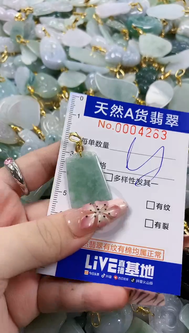 颈饰未镶嵌翡翠天然A货翡翠