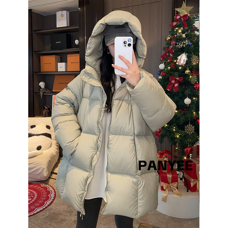 【潘潘定制】25冬季新款95白鹅绒一手长鹅绒服减龄时尚保暖外套女