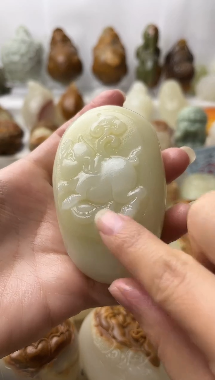 石材古青石棉纹正常不退换猪