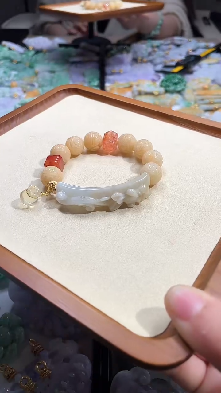 【闪购商品】翡翠手链未镶嵌手牌