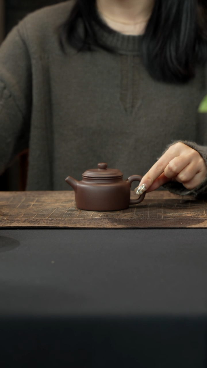 【闪购商品】紫砂茶壶天青泥德钟150cc