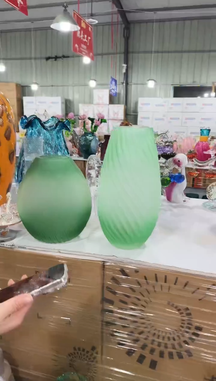 【闪购商品】琉璃昕阳K-花器-36早一对