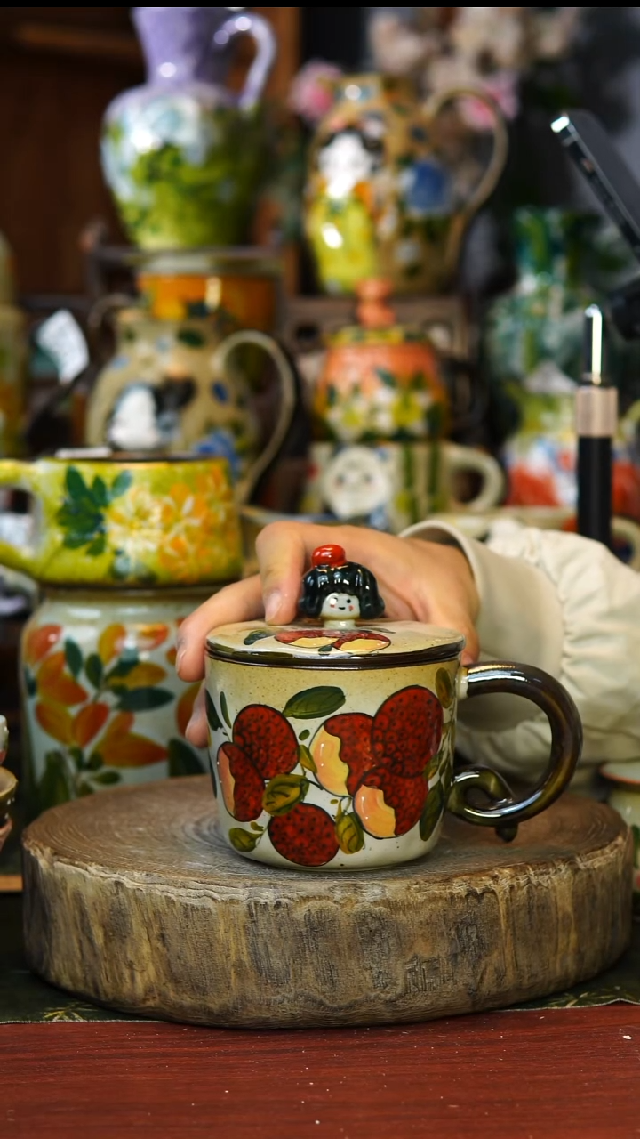 陶瓷201景德镇手工高温釉下彩