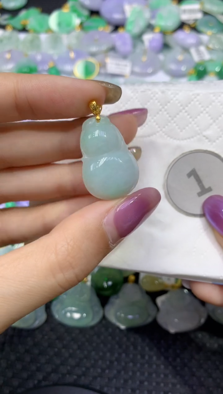 颈饰未镶嵌翡翠天然缅甸翡翠A货