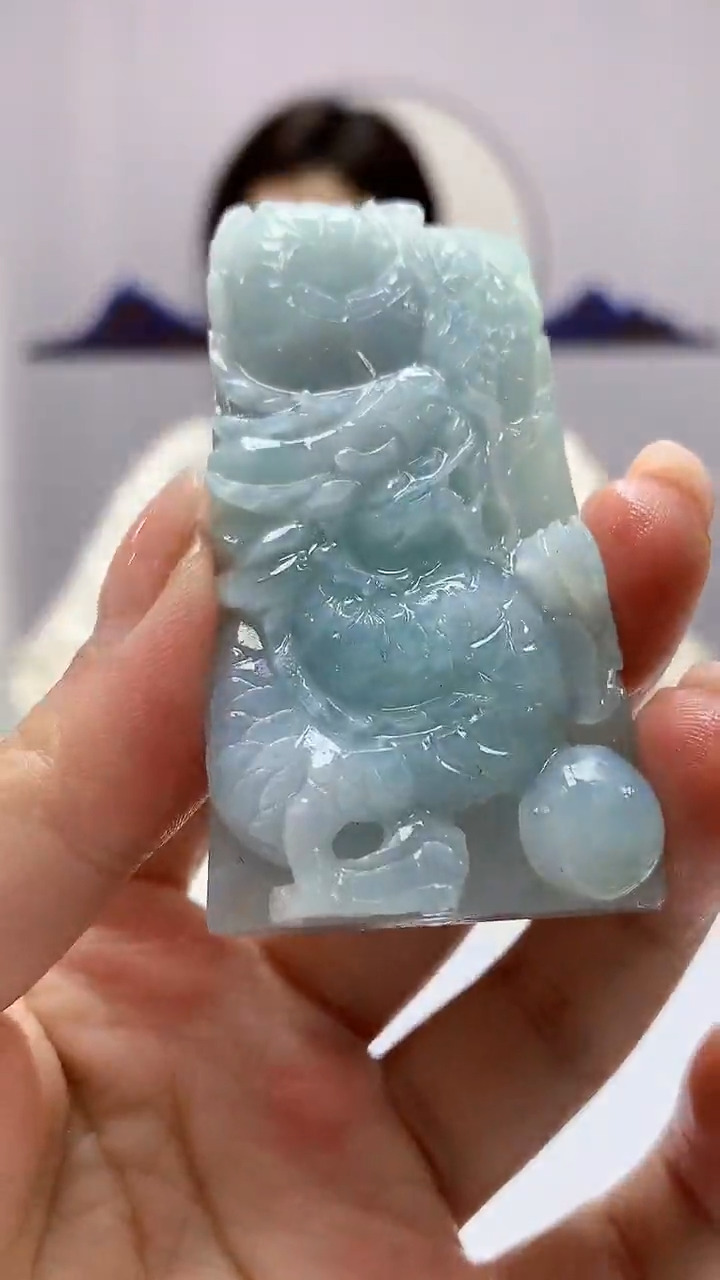 【闪购商品】定制翡翠未镶嵌4829ms-毛货挂件240