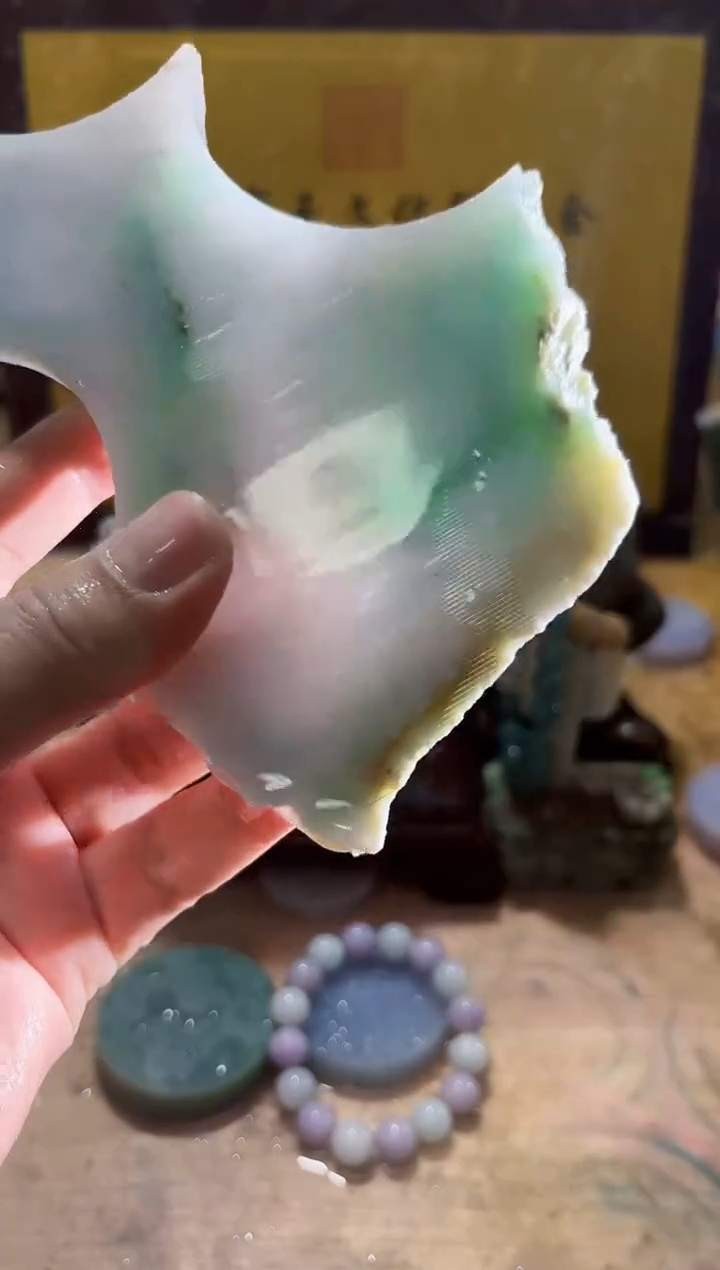 未镶嵌挂件翡翠A货常星7808