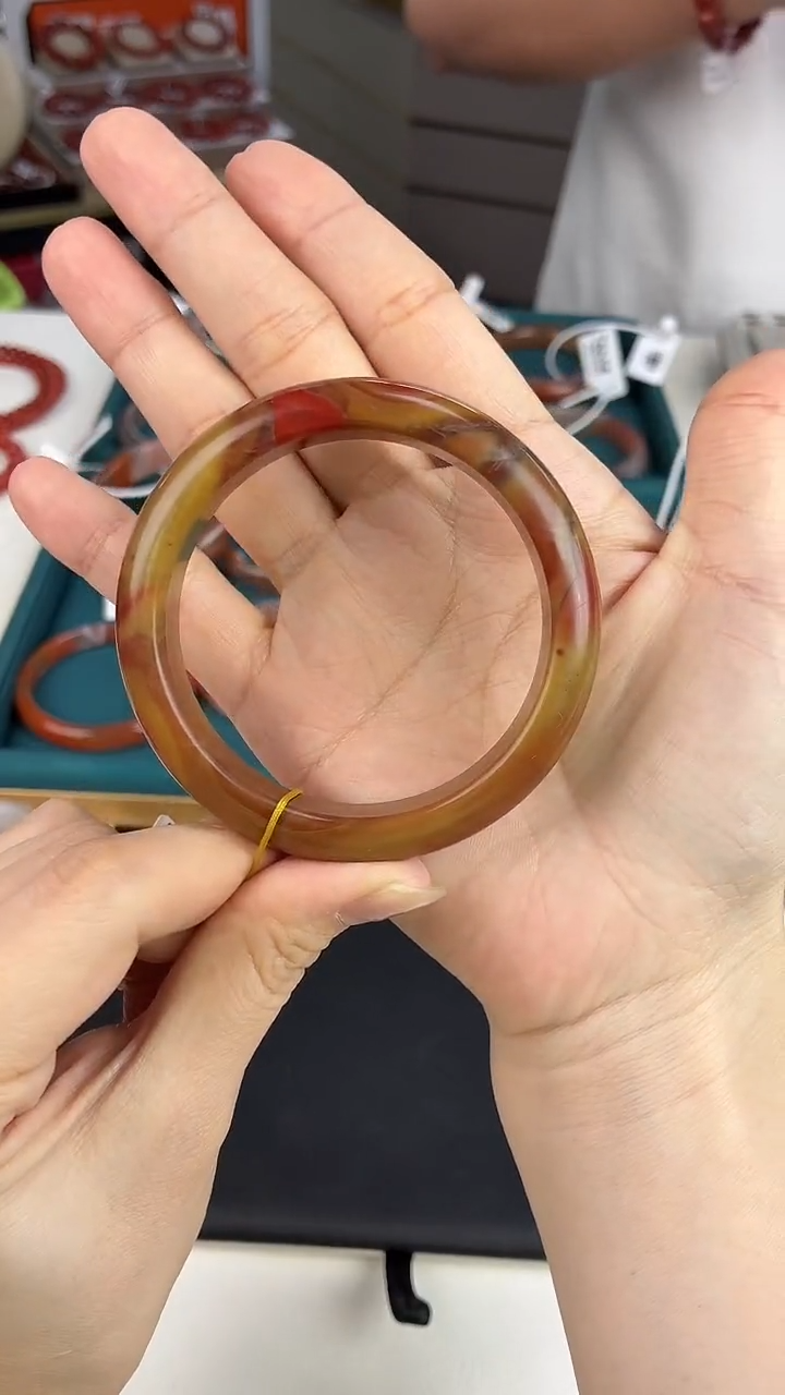 未镶嵌包浆手镯56*南红玛瑙一个/条