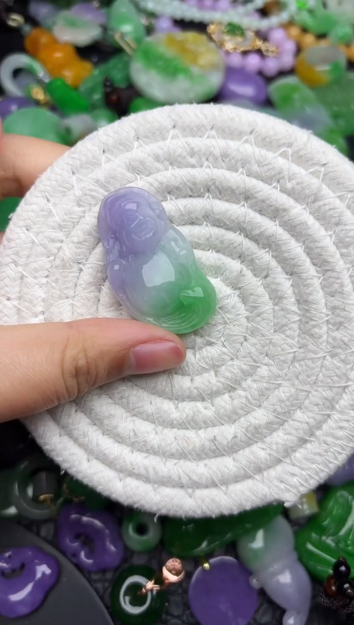 颈饰未镶嵌翡翠缅甸翡翠吊坠