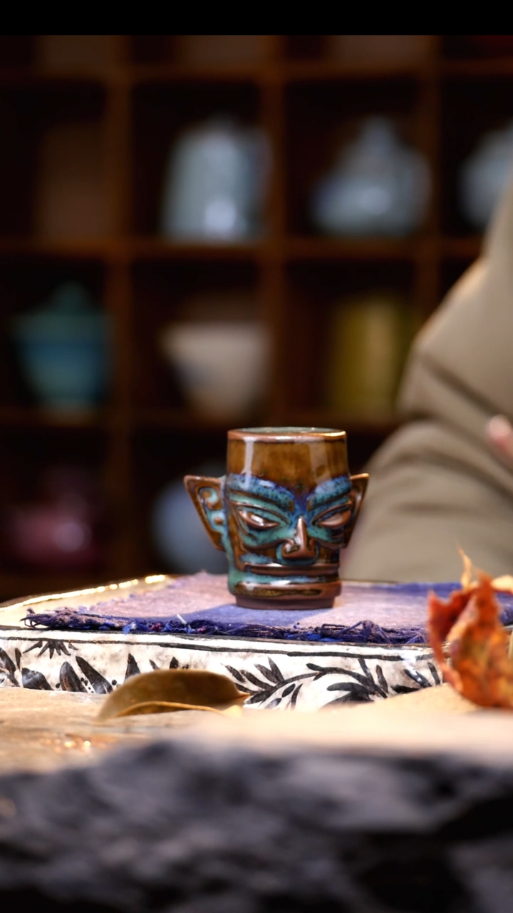 【闪购商品】A851钧瓷茶器摆件神垕钧窑