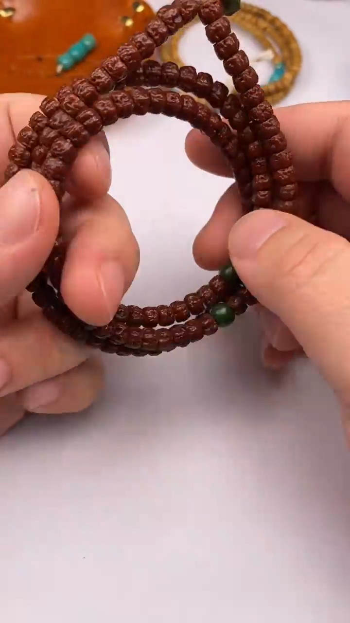 【闪购商品】金刚菩提手串佛手108素串
