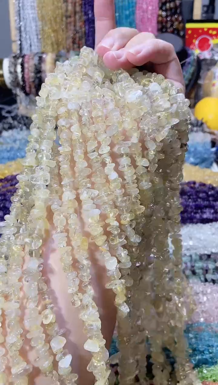 未镶嵌珠宝半成品水晶金发晶