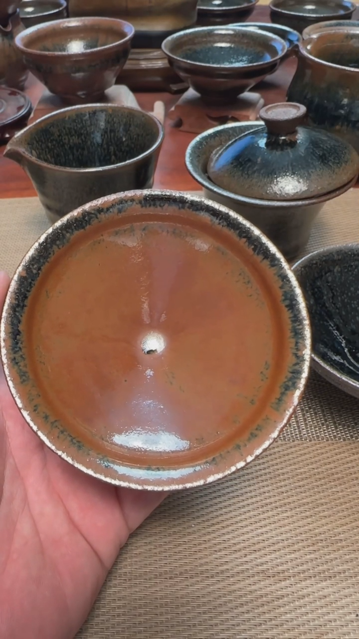 【闪购商品】茶盏通天龙窑柴烧建盏