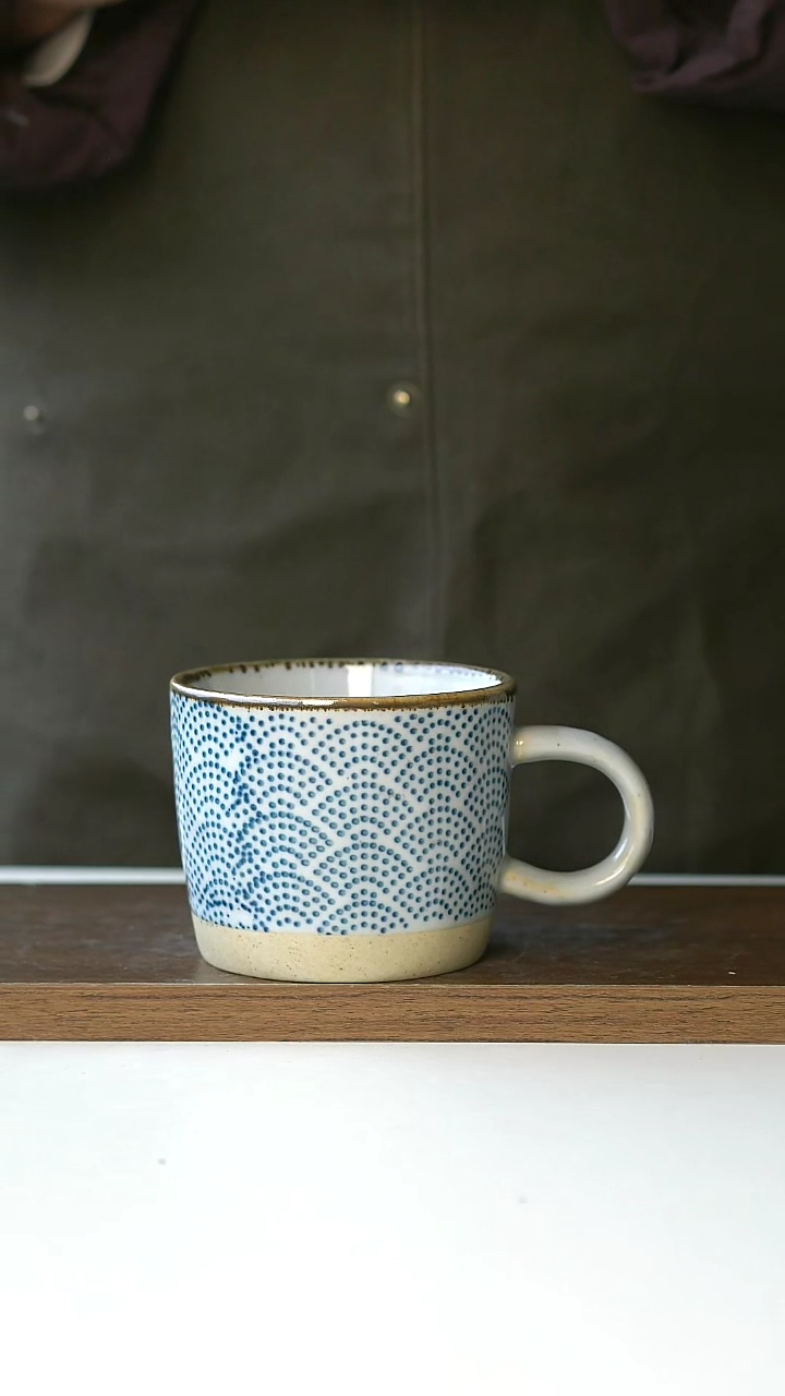 【闪购商品】陶瓷387粗陶画釉马克杯微瑕@4-2@