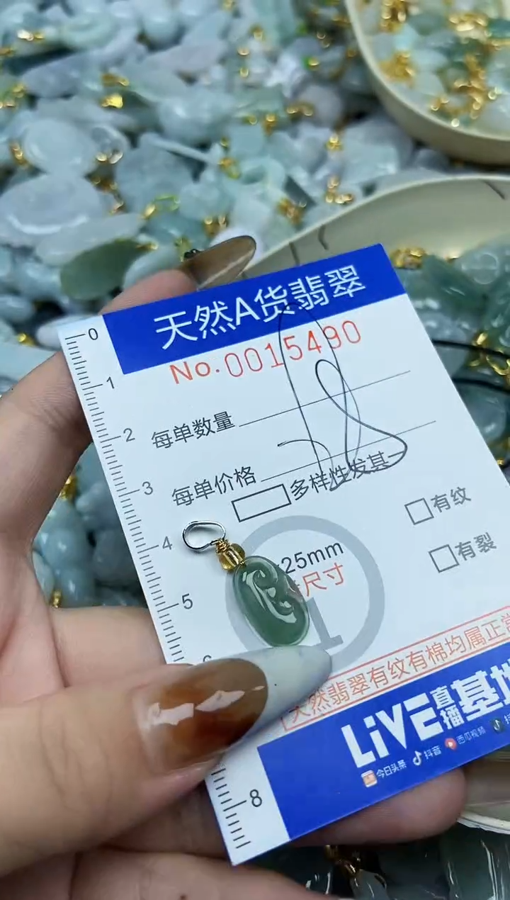 【闪购商品】翡翠颈饰未镶嵌天然A货翡翠