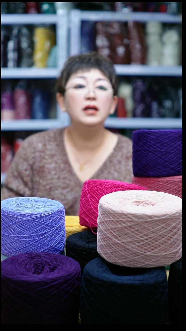 羊绒欢姐编织E235