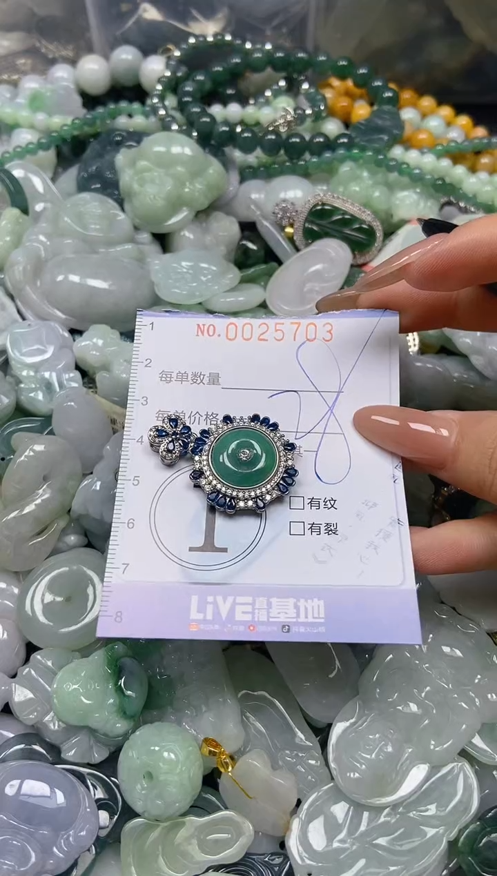【闪购商品】翡翠颈饰未镶嵌闪购0025703
