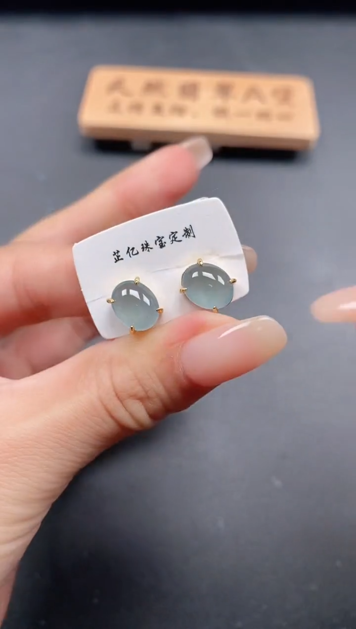 银S925镶嵌戒指翡翠11
