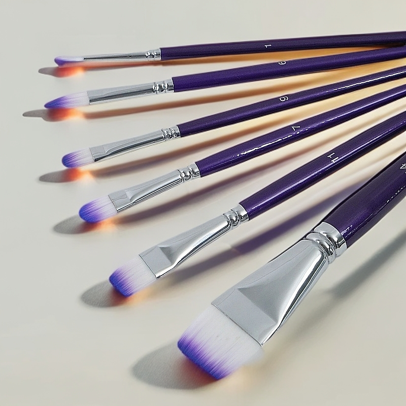 儿童面部彩绘高品质渐变彩绘刷舞台妆高级画笔柔软顺滑