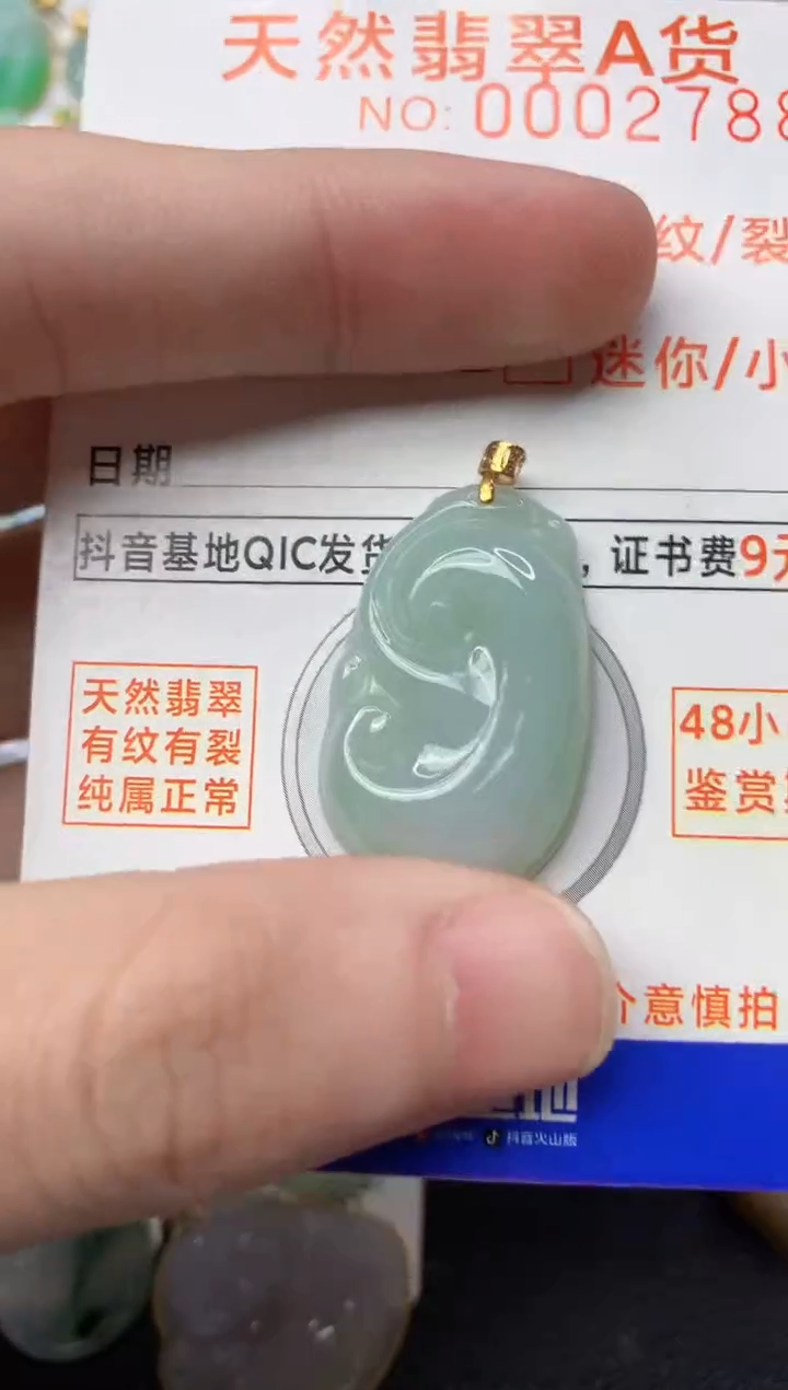 【闪购商品】翡翠颈饰18K金镶嵌9.........