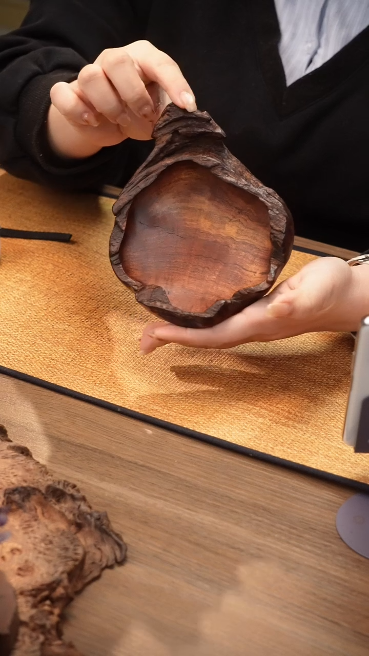 3号云小屋紫柚木果盘