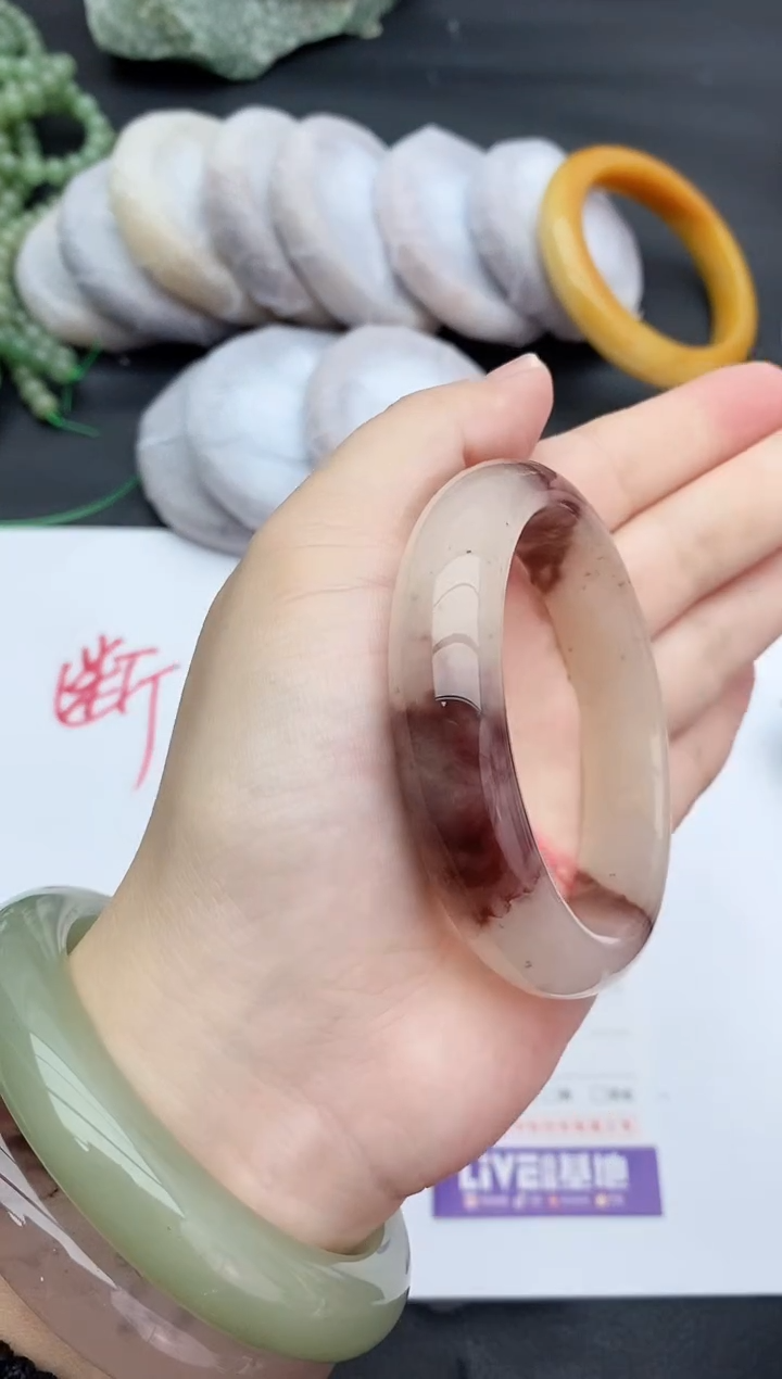 未镶嵌手镯石英质玉123+55/56