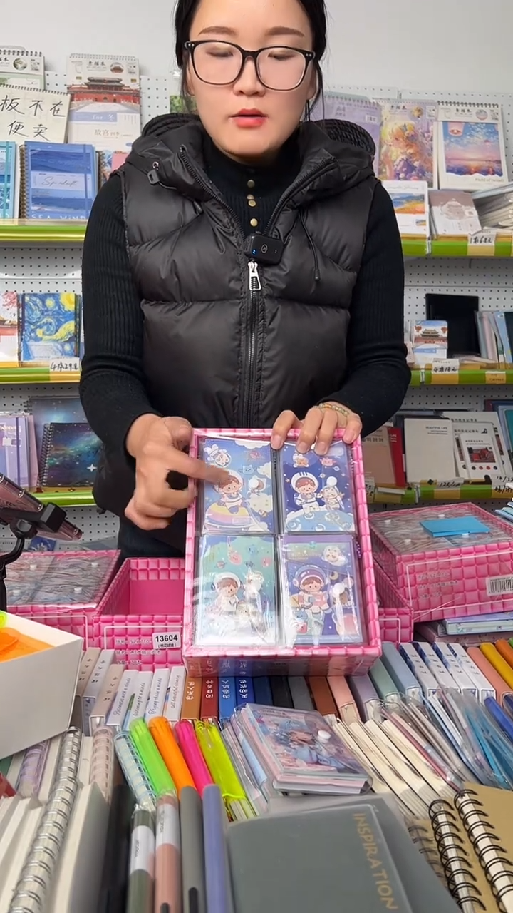 A7水晶三折本100张 【13603】20本/盒