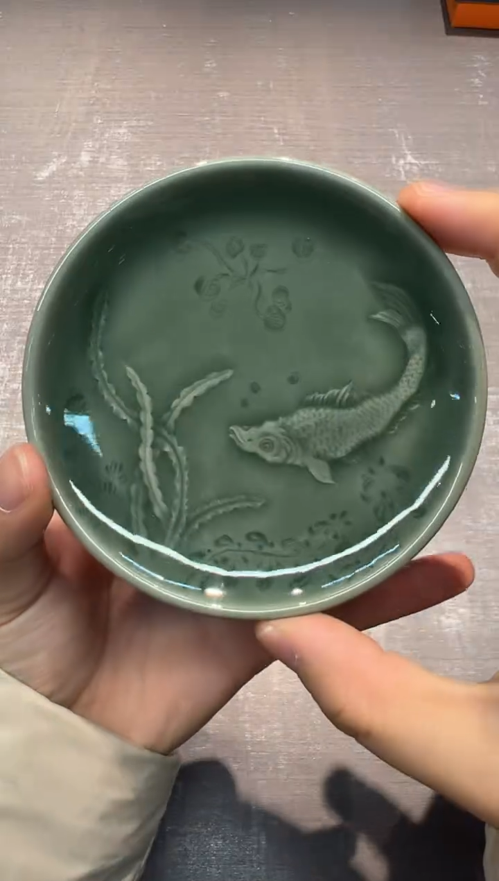 【闪购商品】刘晓晨 鱼藻小碟。