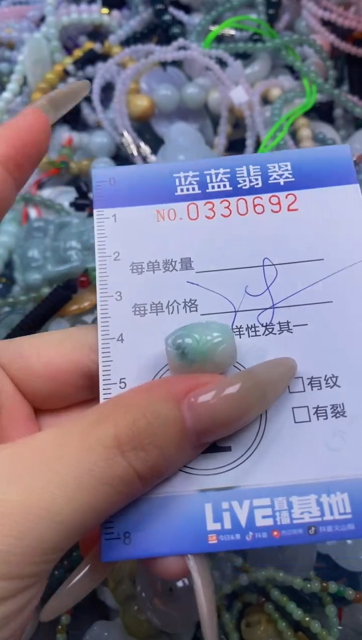 翡翠未镶嵌颈饰闪购0330692