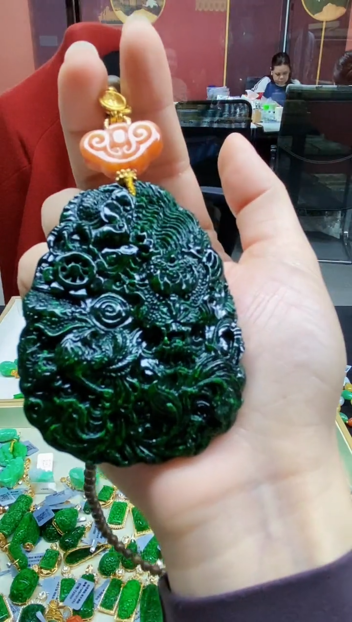 颈饰未镶嵌翡翠❤****️翡翠吊坠