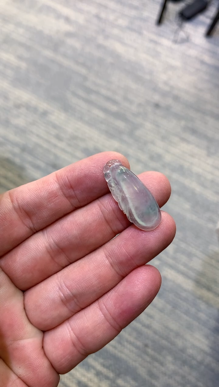 颈饰未镶嵌翡翠天然A货翡翠