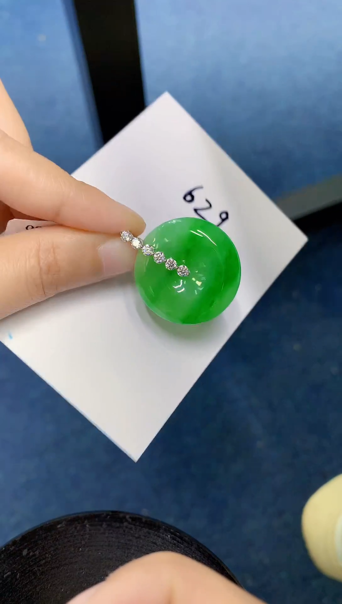 【闪购商品】翡翠颈饰18K金镶嵌000000000