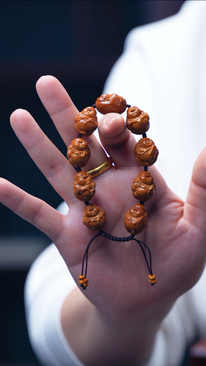【闪购商品】橄榄核手串/手链【八宝弥勒】