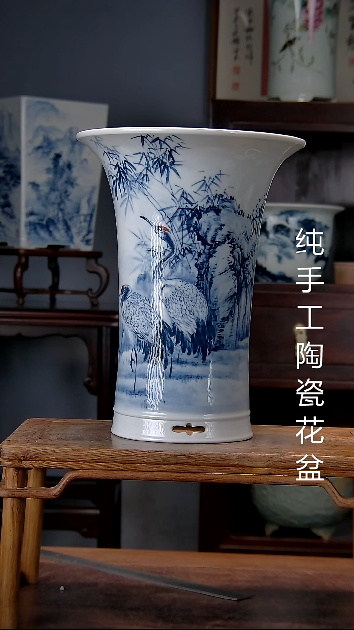 A*H景德镇手工陶瓷花盆