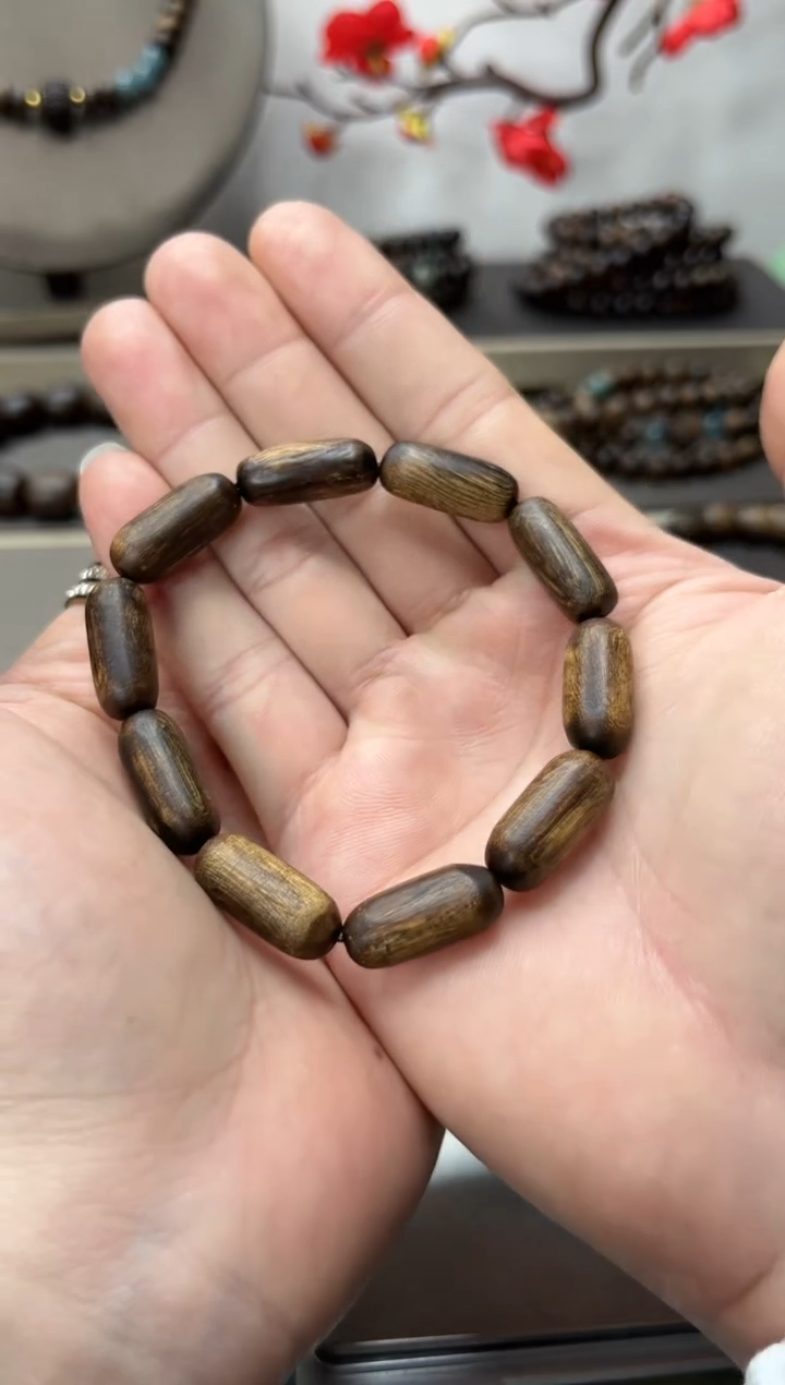 【闪购商品】沉香手串越南芽庄白奇楠沉水留疤随形