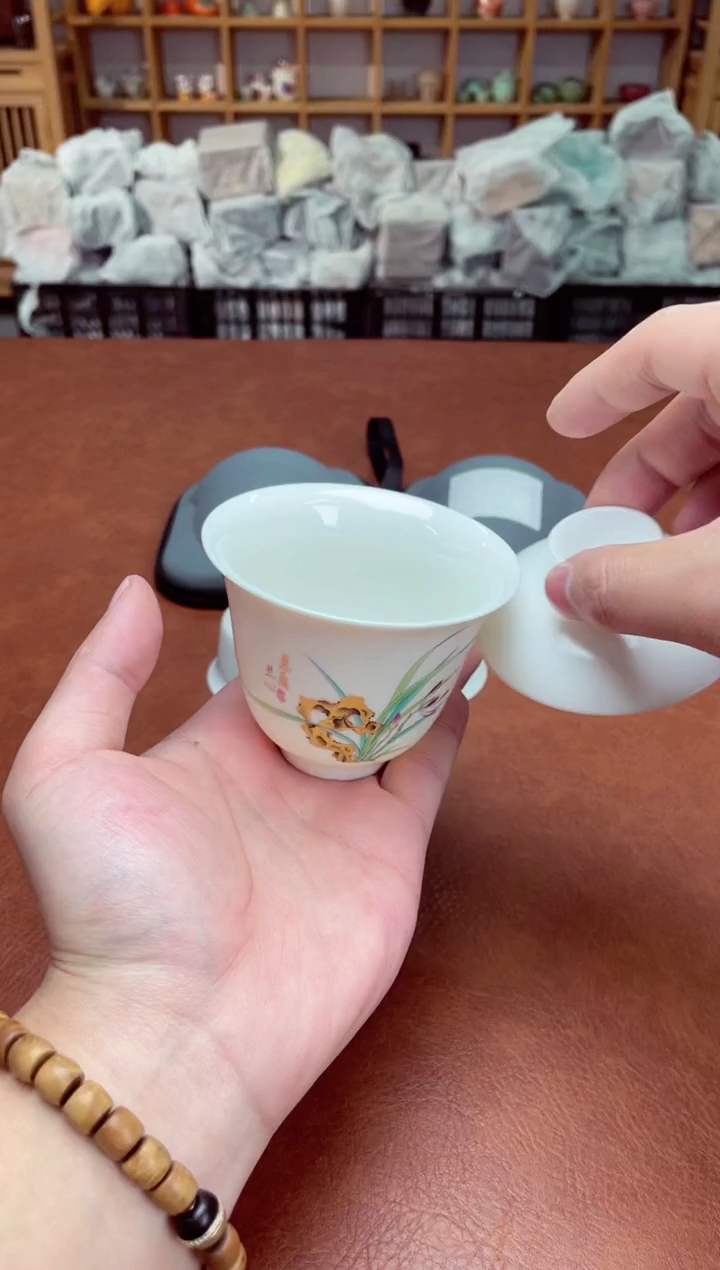 【闪购商品】摆件高端瓷器易仟杯茶器
