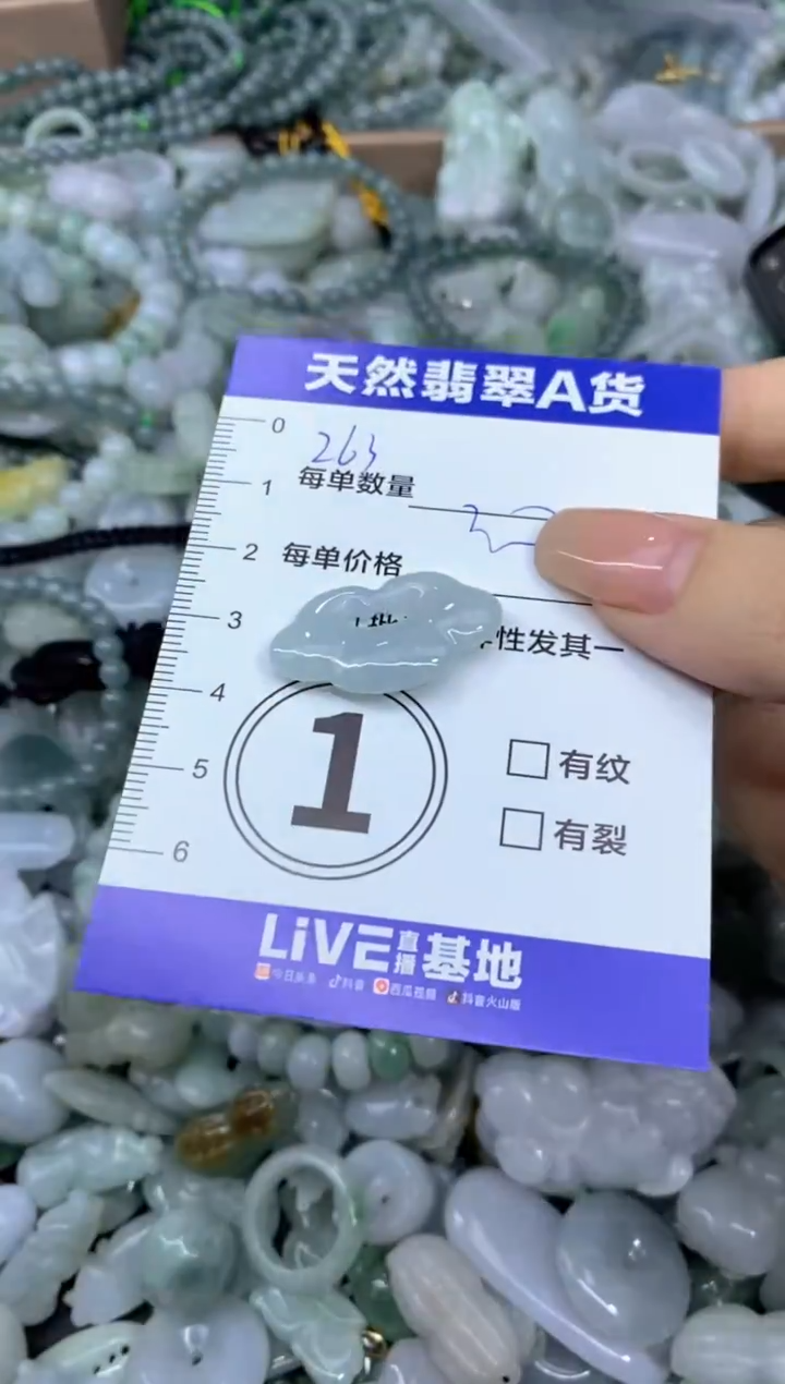 颈饰未镶嵌翡翠天然翡翠A货批量多样性发一件