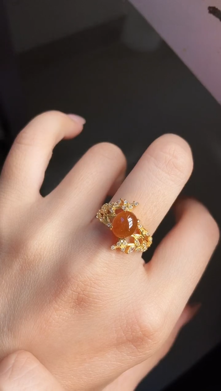 银S925镶嵌戒指翡翠12