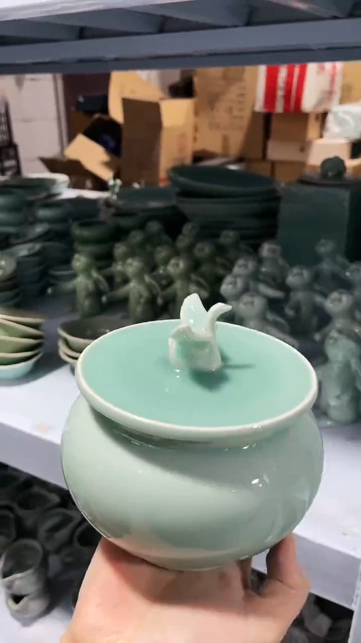 【闪购商品】纯手工 特价 微瑕 慧仙青瓷 