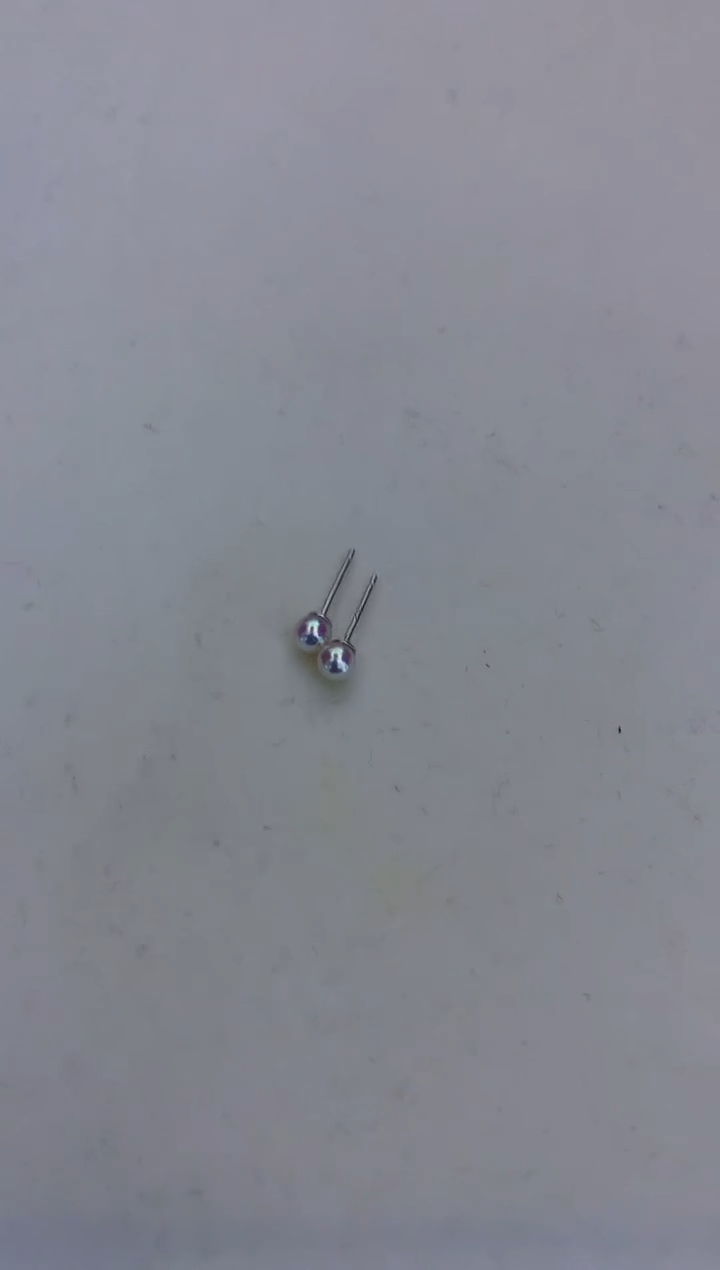 银S925镶嵌海水珍珠饰品4-5素钉定制