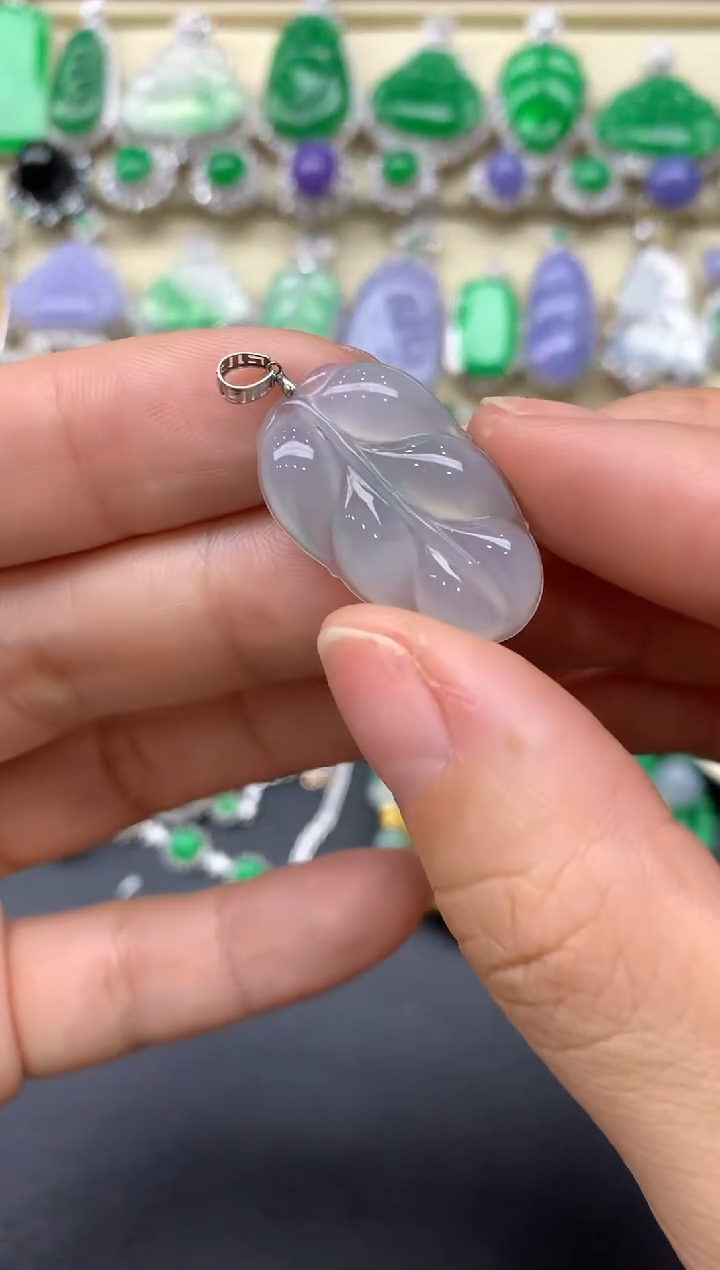 【闪购商品】翡翠颈饰18K金镶嵌44-中国好珍宝