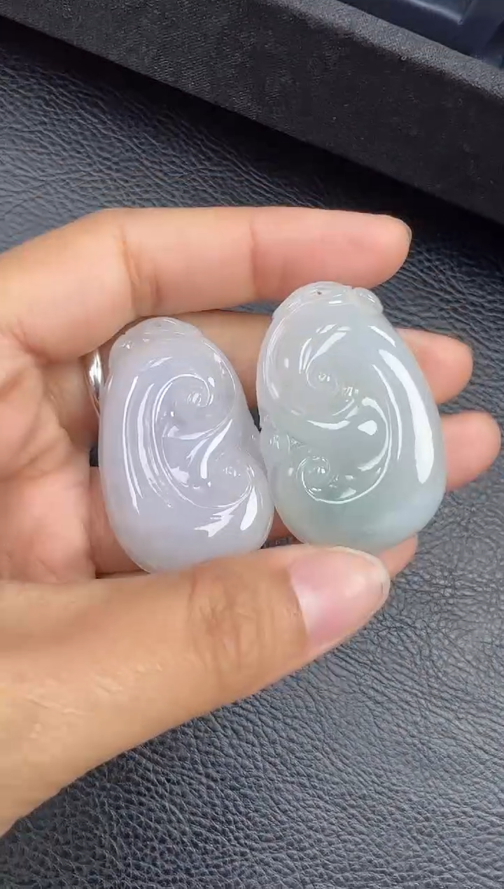 【闪购商品】翡翠颈饰18K金镶嵌翡翠如意/多样性发一件