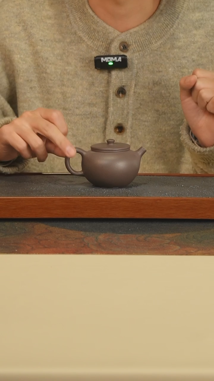 【闪购商品】紫砂茶壶青灰紫泥小苹果